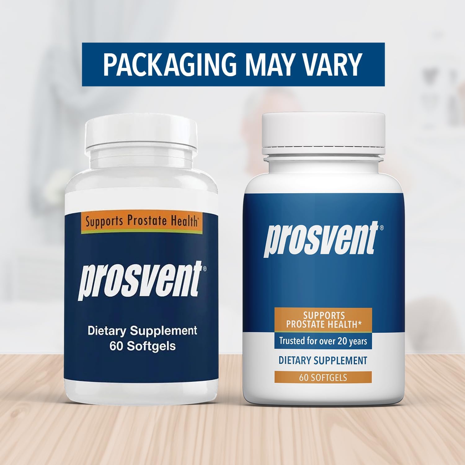 Advanced Men's Prostate Support Natural Supplement Prosvent 60 count - Clearance Sale
